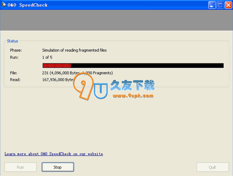 【分析碎片整理后电脑性能】O&amp;O SpeedCheck下载V英文版
