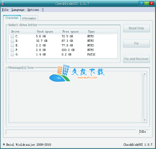 CheckDiskGUI 英文版