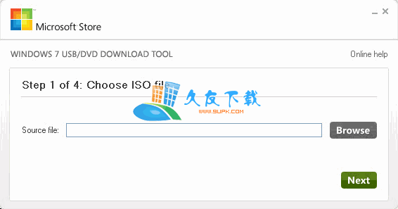 Windows USB DVD Tool 英文版下载，win系统U盘启动盘制作工具
