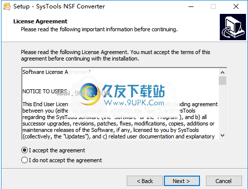 SysToolsNSFConverter