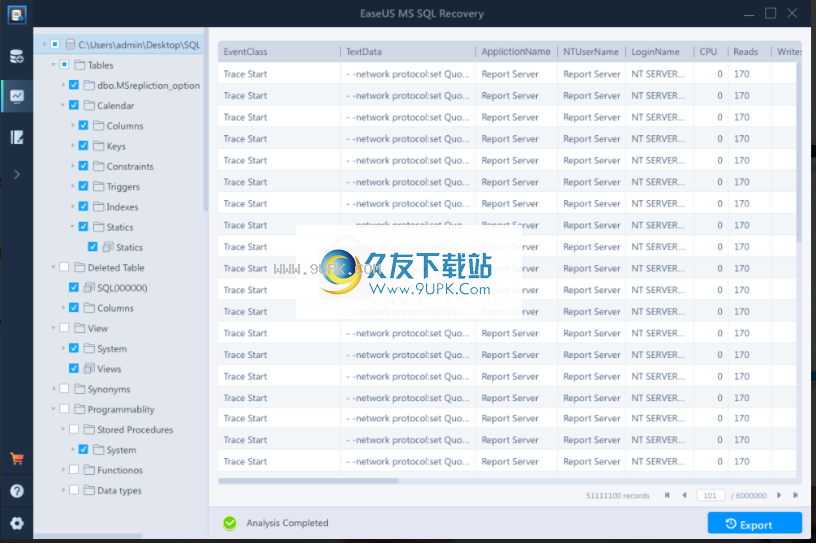 EaseUSMSSQLRecovery