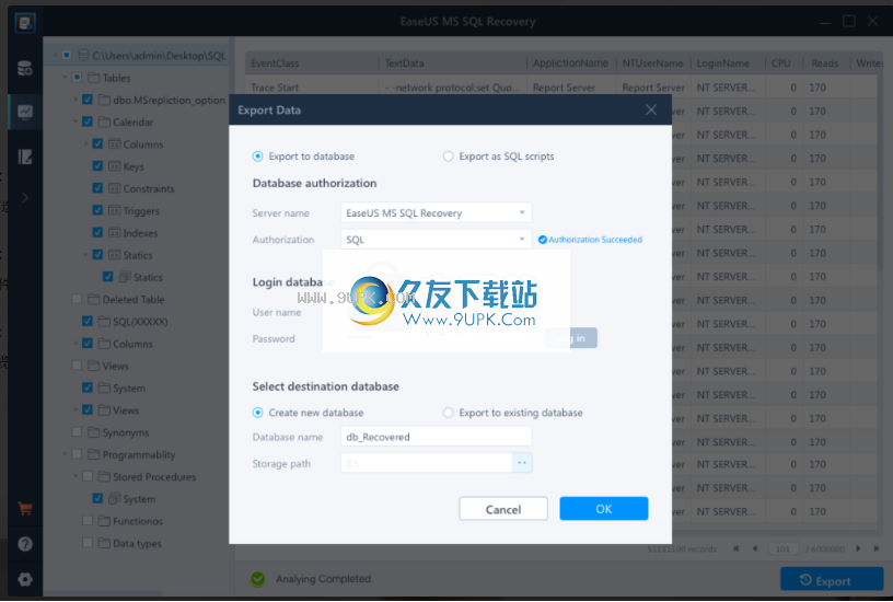 EaseUSMSSQLRecovery