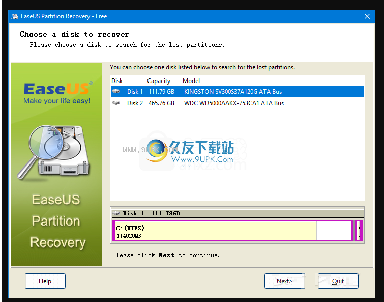 EaseusPartitionRecovery