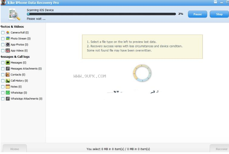 iLike iPhone Data Recovery Pro