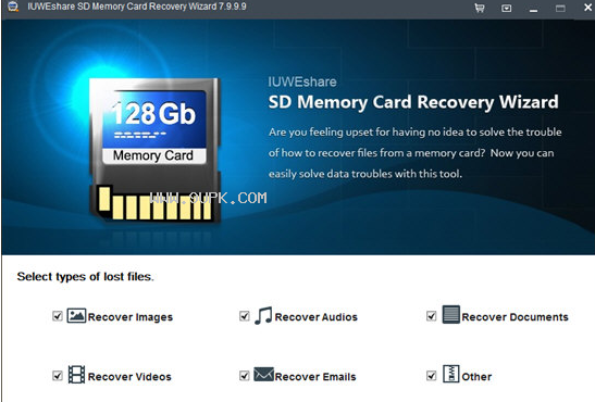 IUWEshare SD Memory Card Recovery Wizard