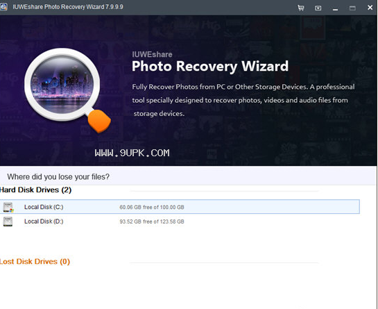 IUWEshare Photo Recovery Wizard