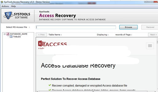 SysToolsAccessrecovery