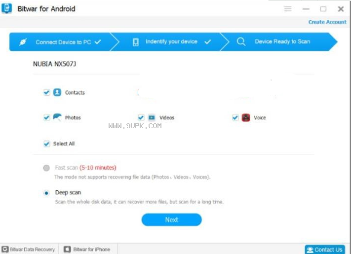 Bitwar Android Data Recovery