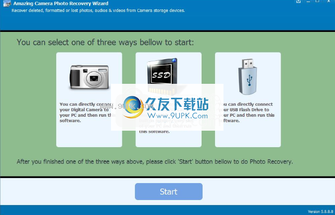Amazing Camera Photo Recovery Wizard