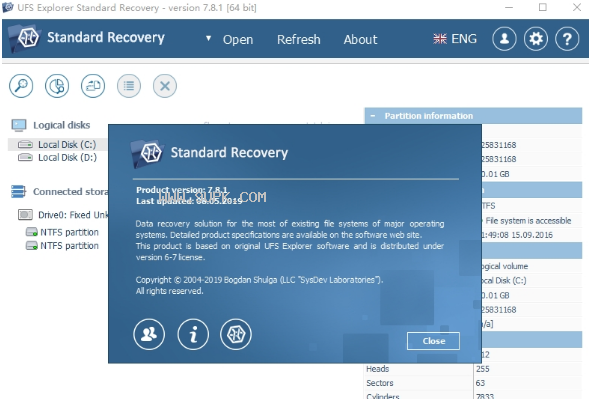 UFS Explorer Standard Recovery