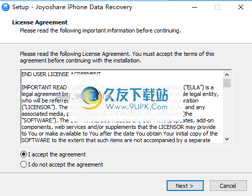 JoyoshareiPhoneDataRecovery