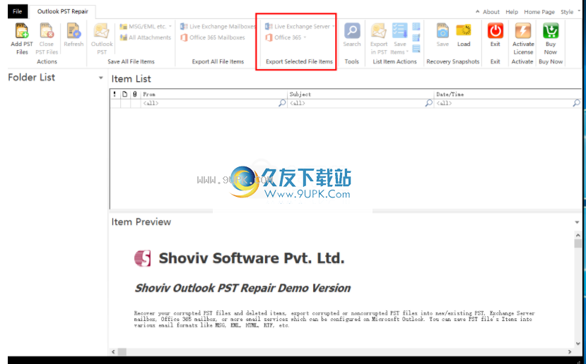 ShovivOutlookPSTRepair