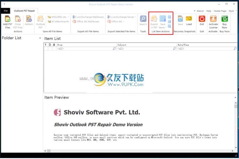 ShovivOutlookPSTRepair