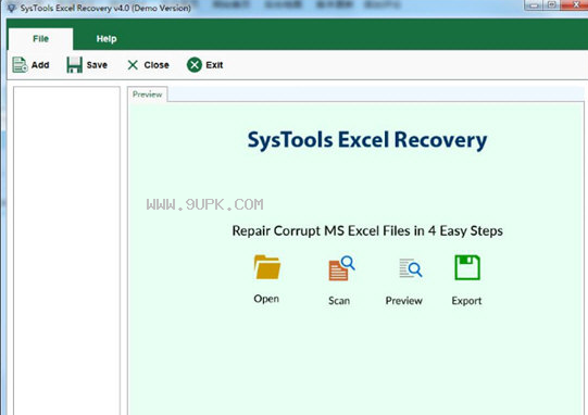 SysToolsExcelRecovery