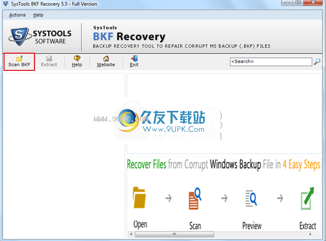 SysToolsBKFRepair