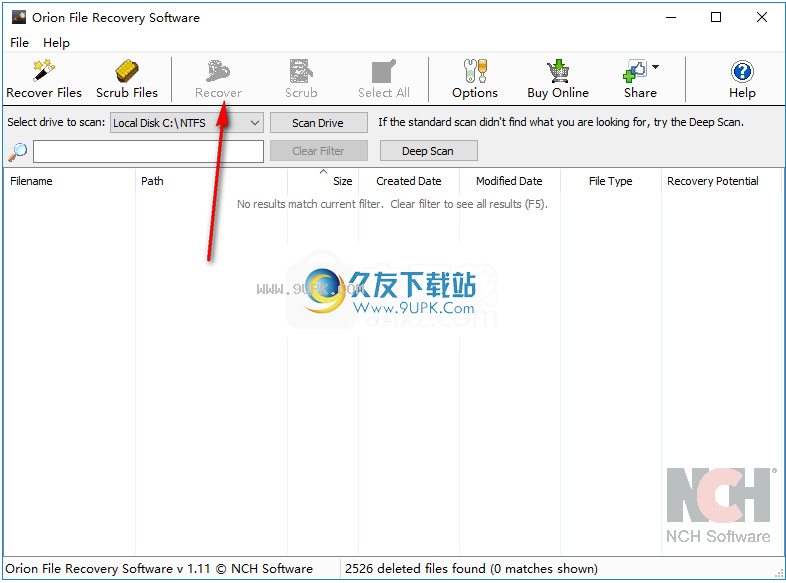 OrionFileRecovery