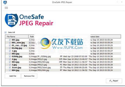 OneSafeJPEGRepair