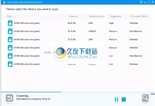 Hasleo BitLocker Data Recovery
