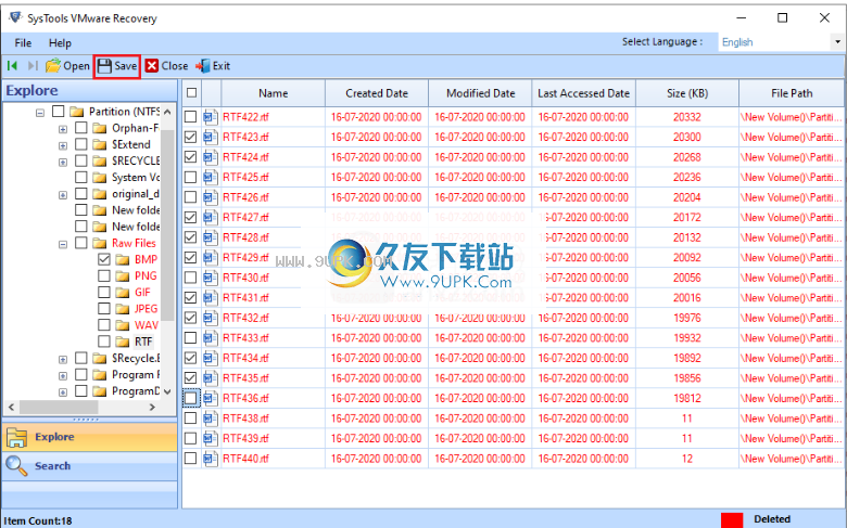 SysToolsVMwareRecovery