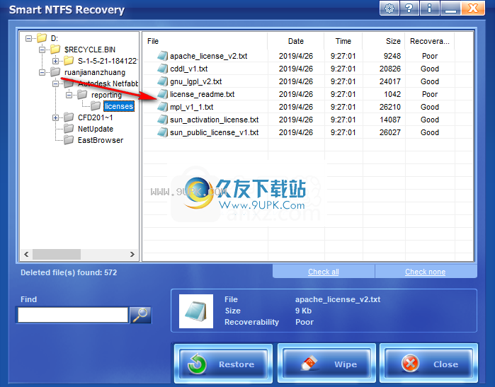 SmartNTFSRecovery