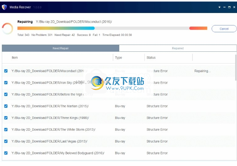 DVDFab Media Recover for DVD &amp; Blu-ray