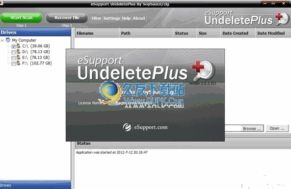 eSupport UndeletePlus Version 英文版