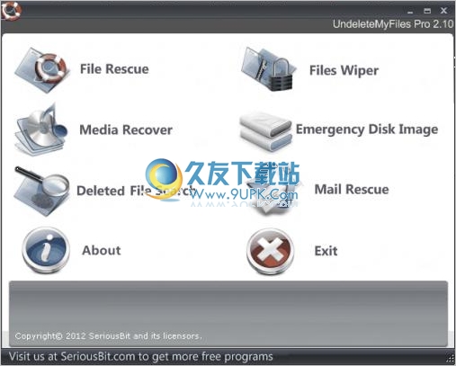 UndeleteMyFiles Pro 英文版截图1