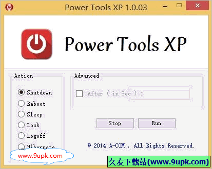 Power Tools XP 免安装版[电脑定时关机器]