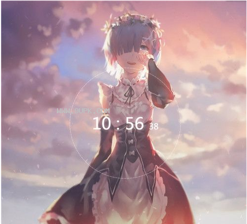 wallpaper engine蕾姆眼泪落樱效果动态壁纸