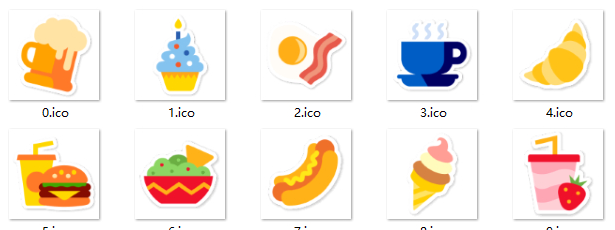 美食系列桌面图标