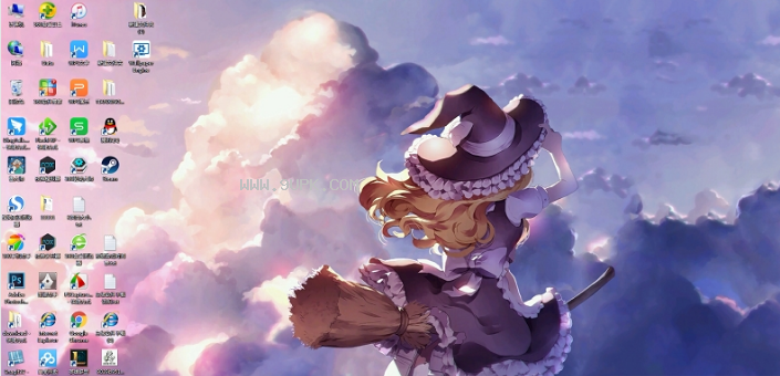 Wallpaper Engine东方系列飞翔的魔法使动态壁纸