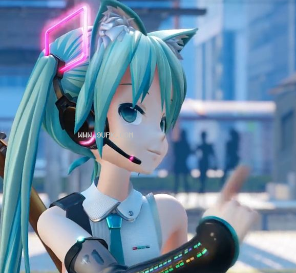 wallpaper engine初音猫娘classic MMD动态壁纸截图1