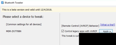 BluetoothTweaker