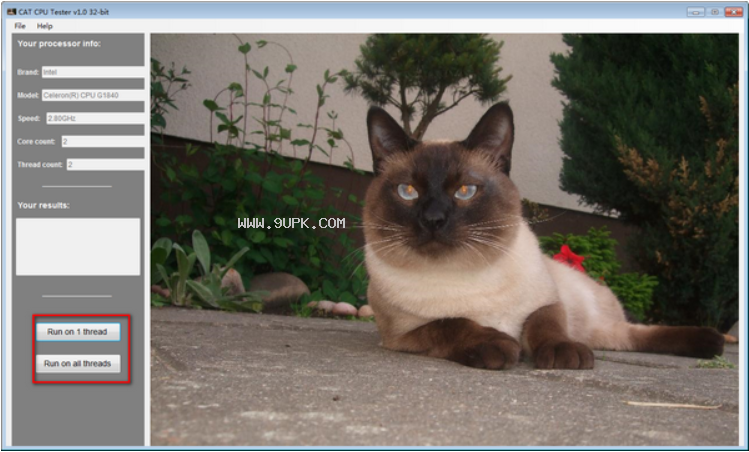 CAT CPU Tester
