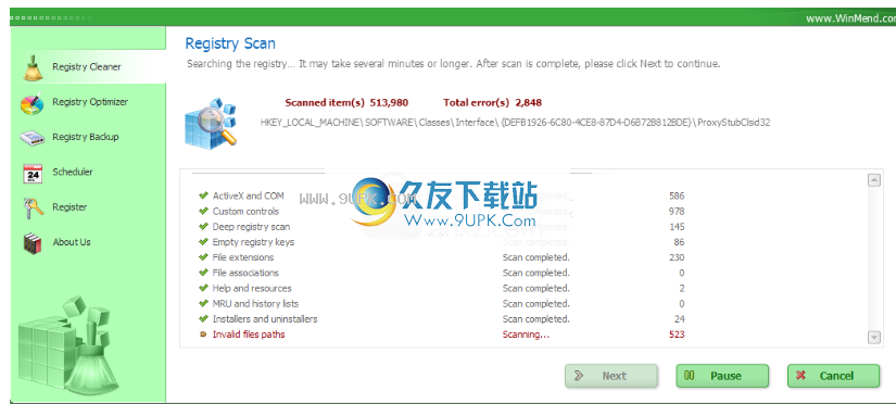 WinMend Registry Cleaner