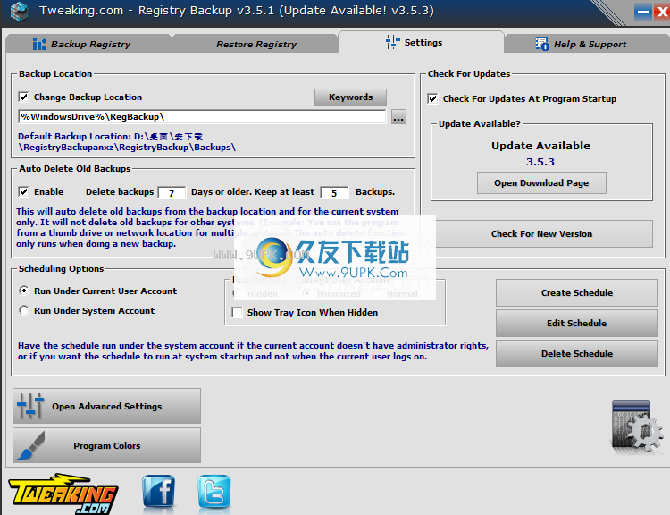 RegistryBackup