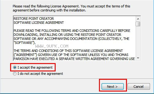 Portable Restore Point Creator