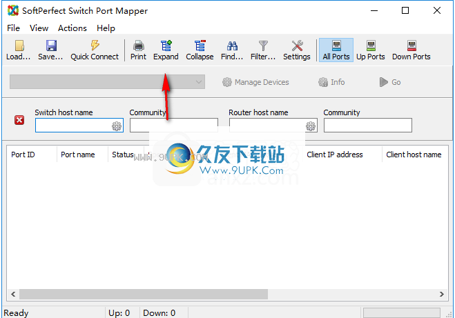 SoftPerfectSwitchPortMapper
