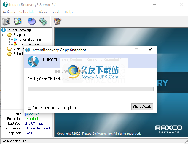 Raxco InstantRecovery