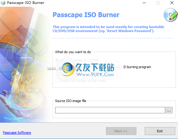 PasscapeISOBurner