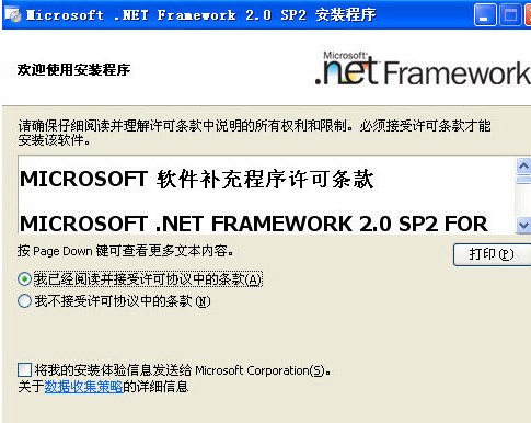 Microsoft NET Framework SP