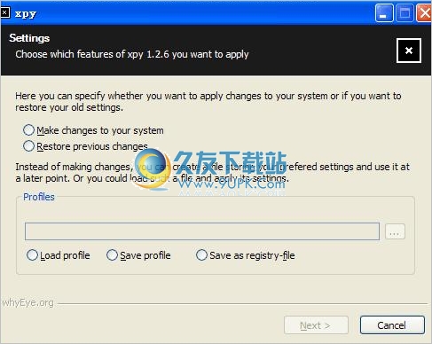 xpy 英文免安装版[xp系统设置工具集]