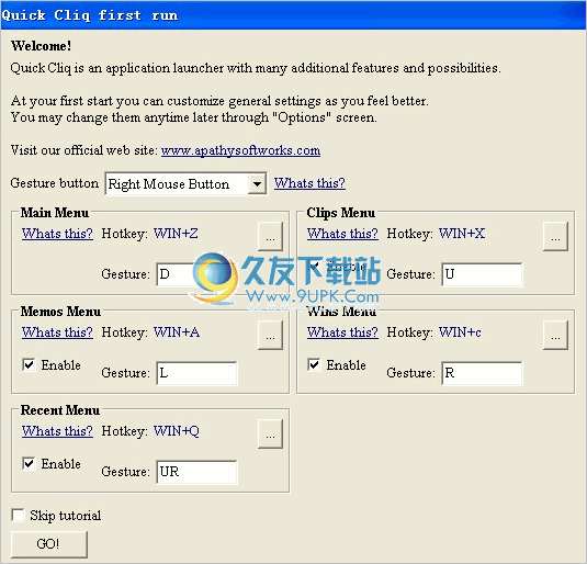Quick Cliq下 英文免安装版