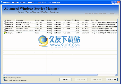 Advanced Win Service Manager 英文版