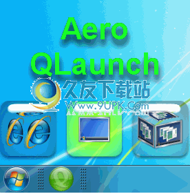 【d效果快速启动工具栏程序】Aero QLaunch下载V英文版