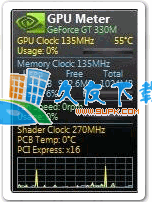 【显卡状态监视工具】GPU Meter下载V英文版