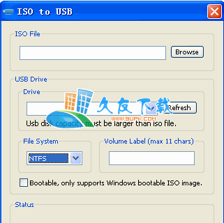 【写ISO文件到USB磁盘工具】ISO TO USB下载V英文版