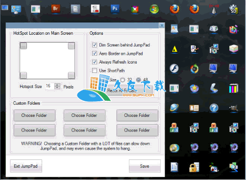 JumpPad 英文版下载，Windows仿Mac快速启动工具