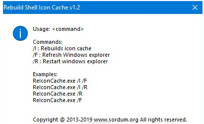 RebuildShellIconCache