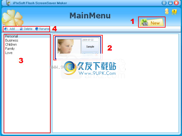 iPixSoft flash ScreenSaver Maker